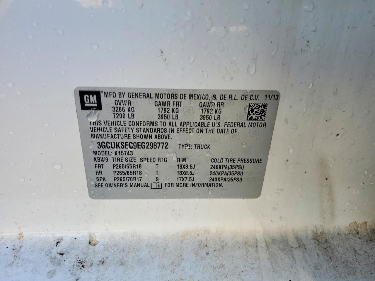 2014 Chevrolet Silverado K1500 LTZ