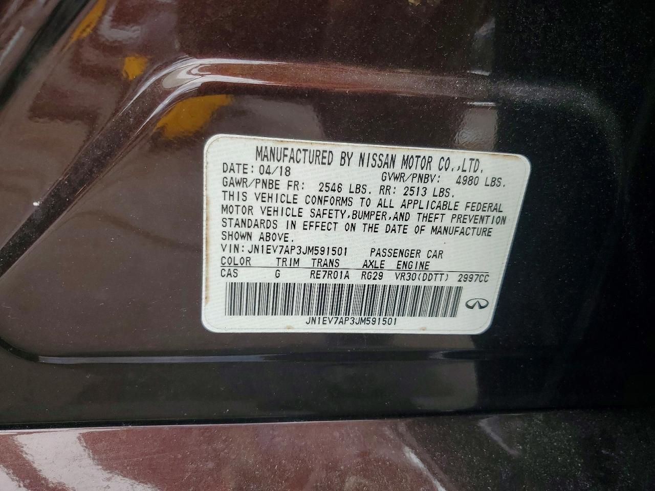 2018 Infiniti Q50 Luxe