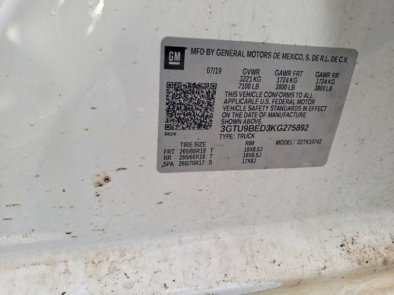 2019 GMC Sierra K1500 sle