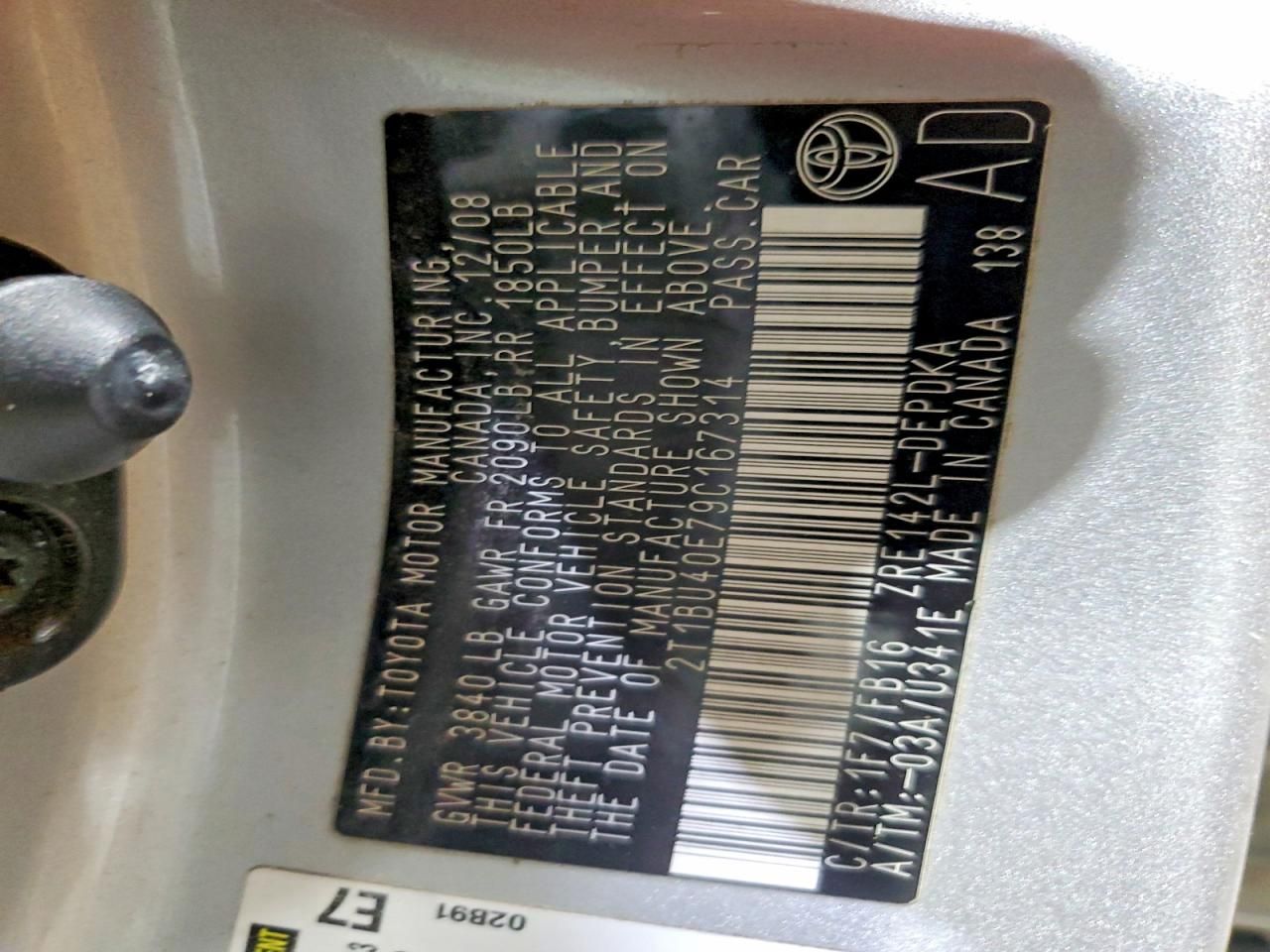 2009 Toyota Corolla Base