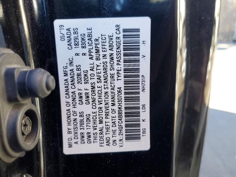 2019 Honda Civic Sport