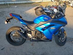 Kawasaki Ex300 b salvage cars for sale: 2017 Kawasaki Ex300 b