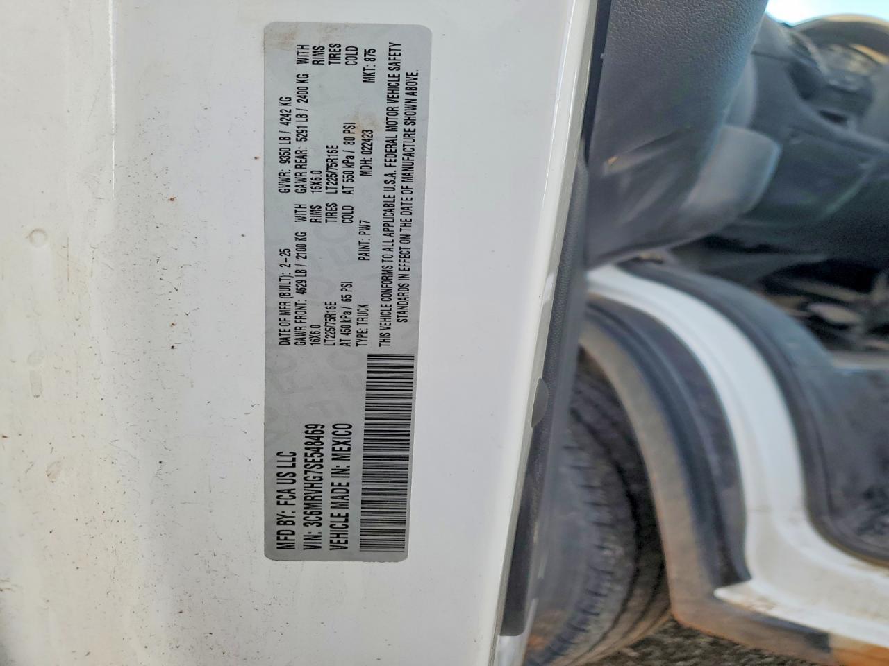 2025 Dodge RAM Promaster 3500 Delivery Van