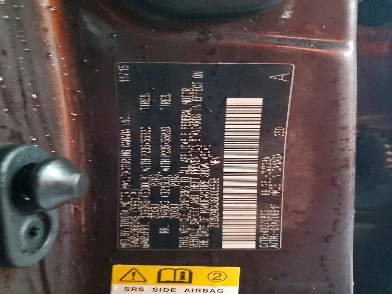 2016 Lexus Rx 350 Base