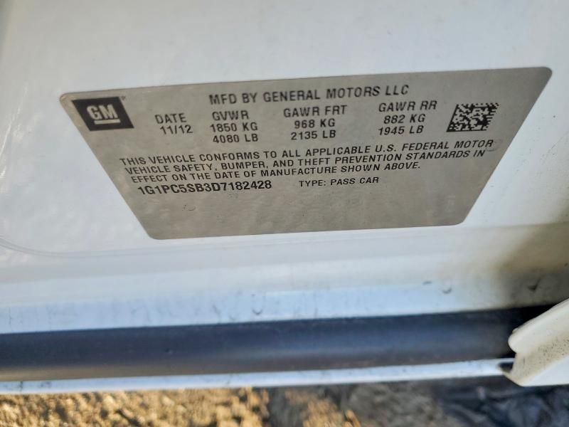 2013 Chevrolet Cruze lt