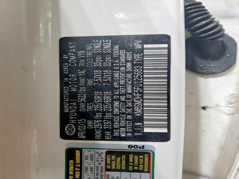 2015 Hyundai Santa fe gls