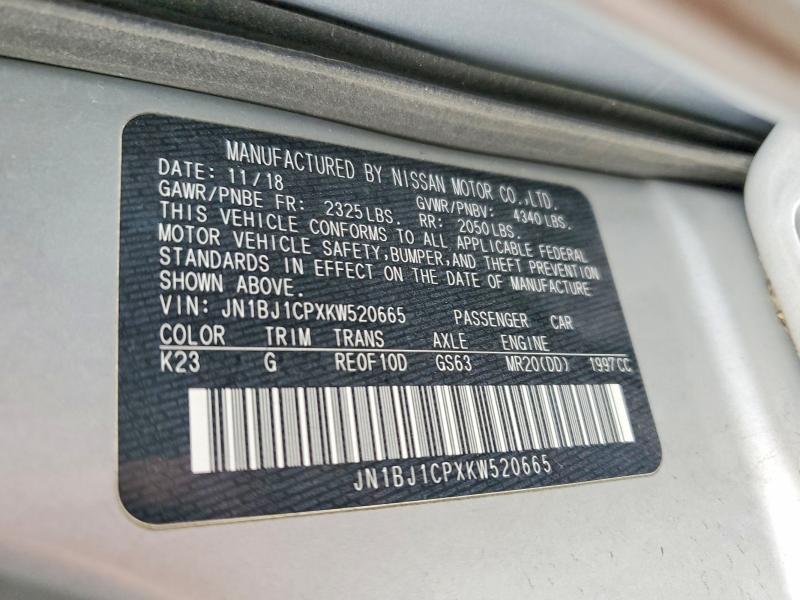 2019 Nissan Rogue Sport s