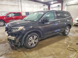 Honda Pilot salvage cars for sale: 2016 Honda Pilot ex