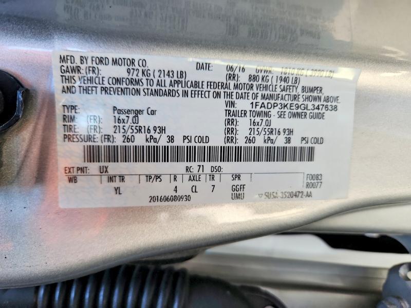 2016 Ford Focus se