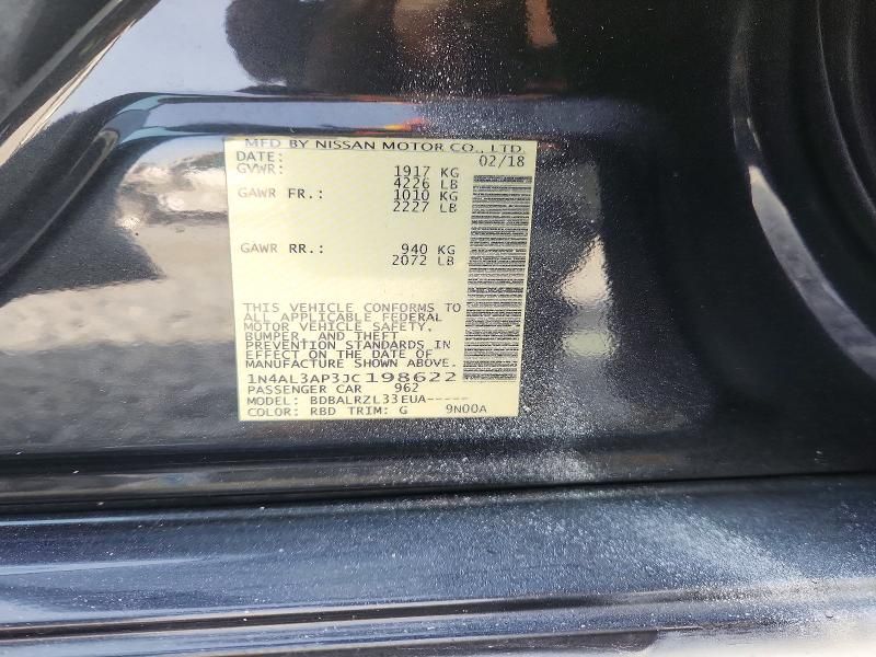 2018 Nissan Altima 2.5