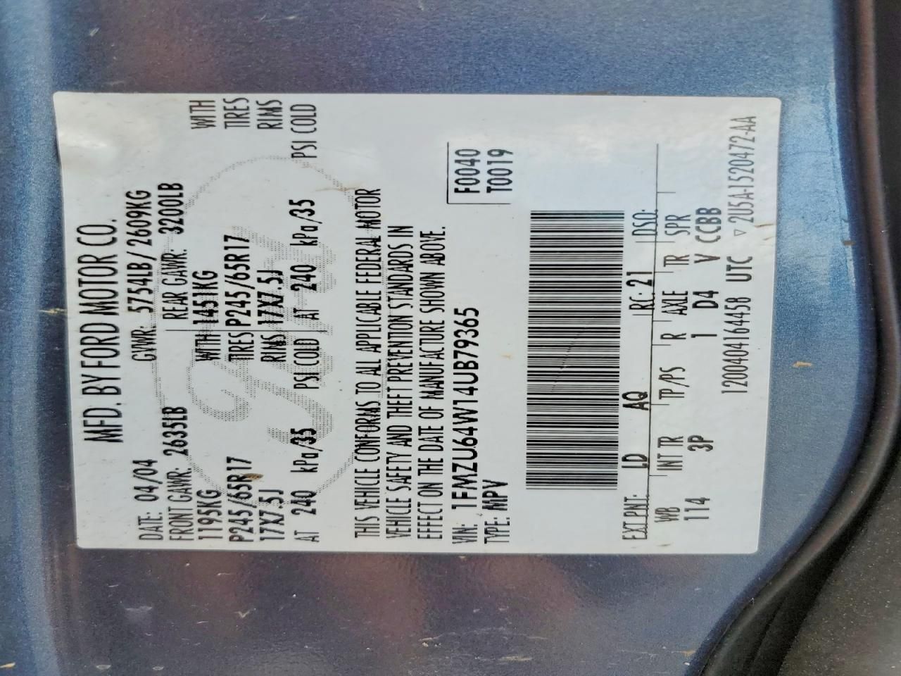 2004 Ford Explorer Eddie Bauer