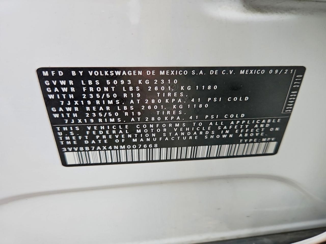 2022 Volkswagen Tiguan se R-line Black