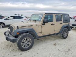 Jeep Wrangler salvage cars for sale: 2016 Jeep Wrangler Unlimited Rubicon