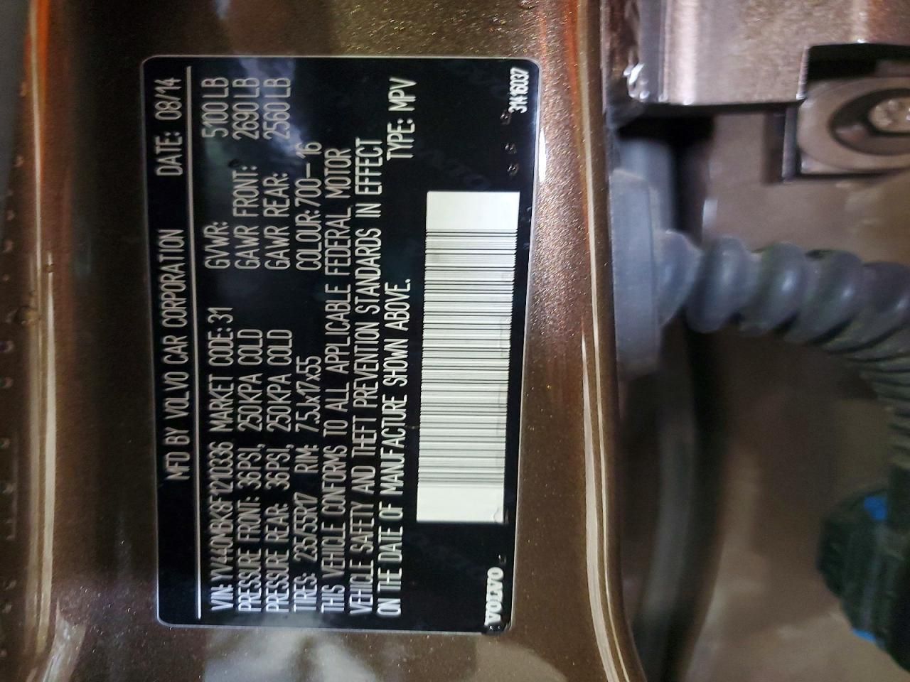 2015 Volvo Xc70 T5 Premier