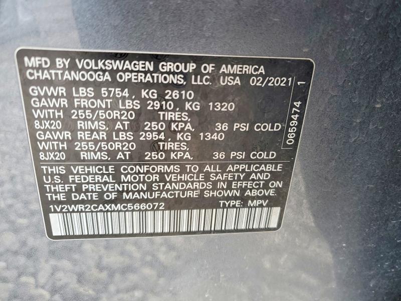 2021 Volkswagen Atlas se