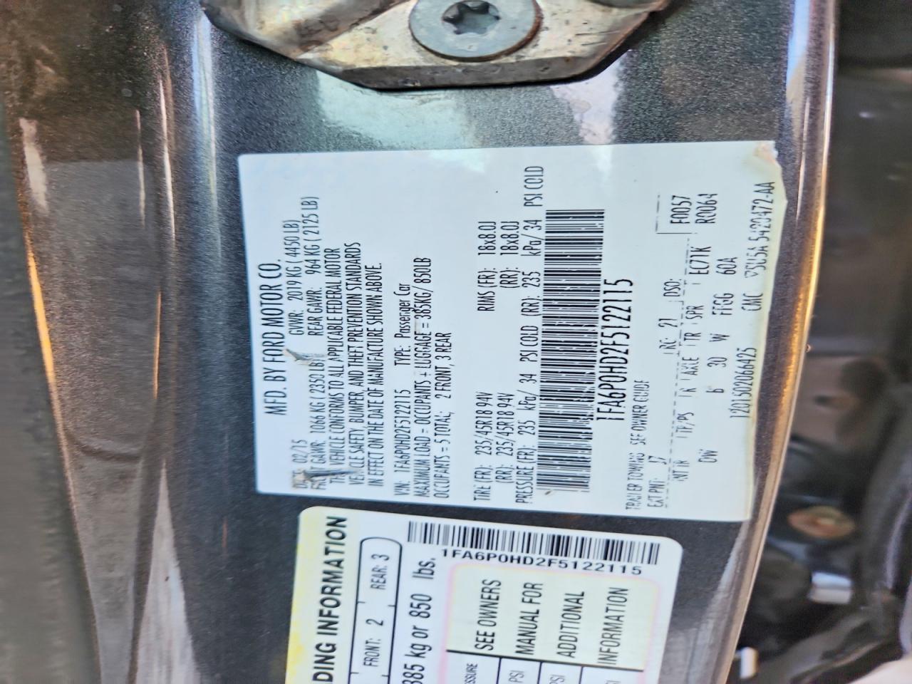 2015 Ford Fusion se
