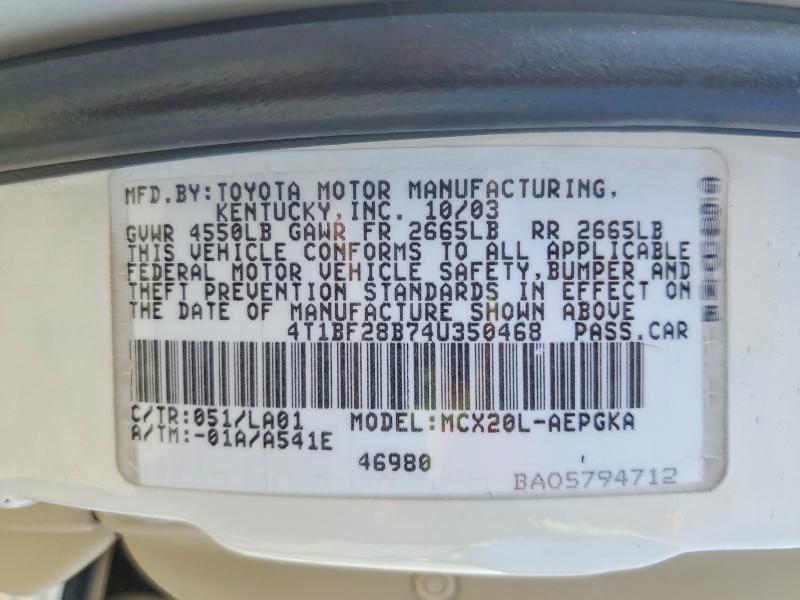 2004 Toyota Avalon xl