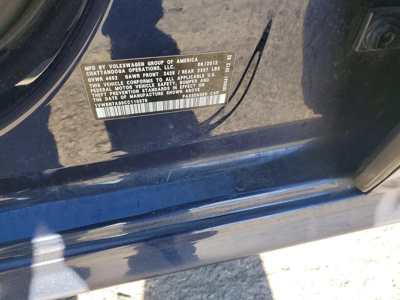 2012 Volkswagen Passat se