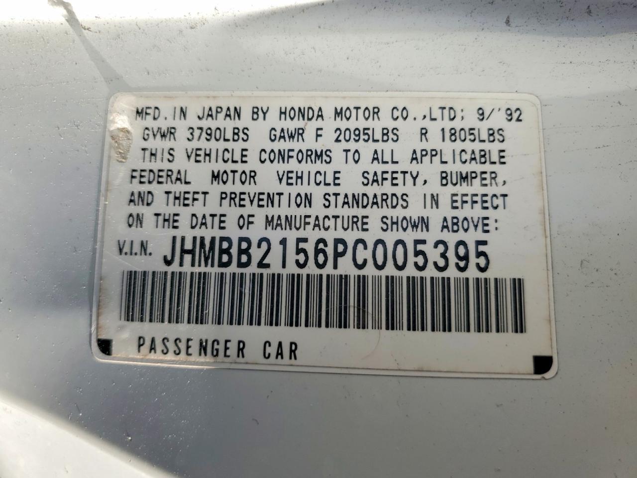 1993 Honda Prelude si