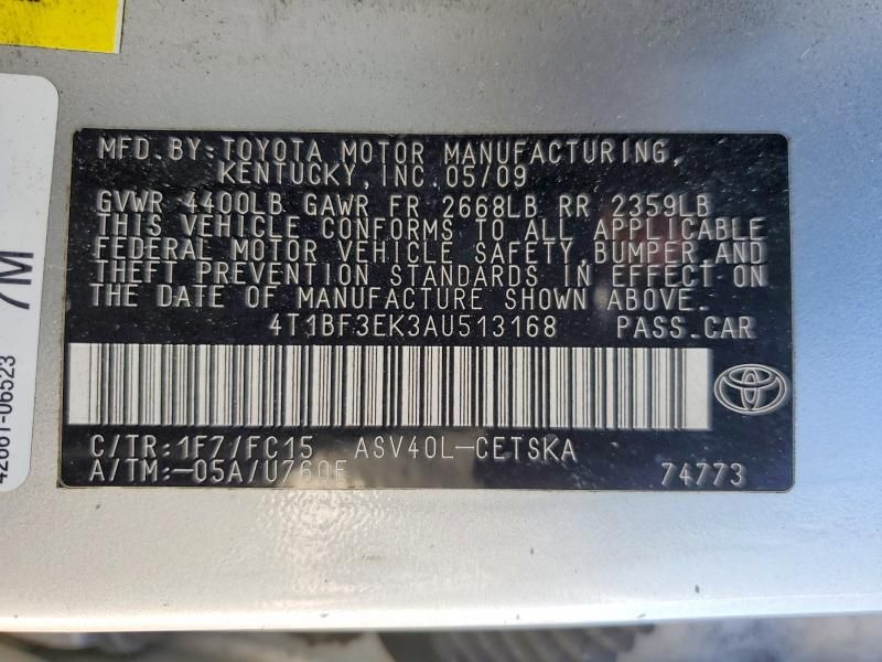 2010 Toyota Camry Base