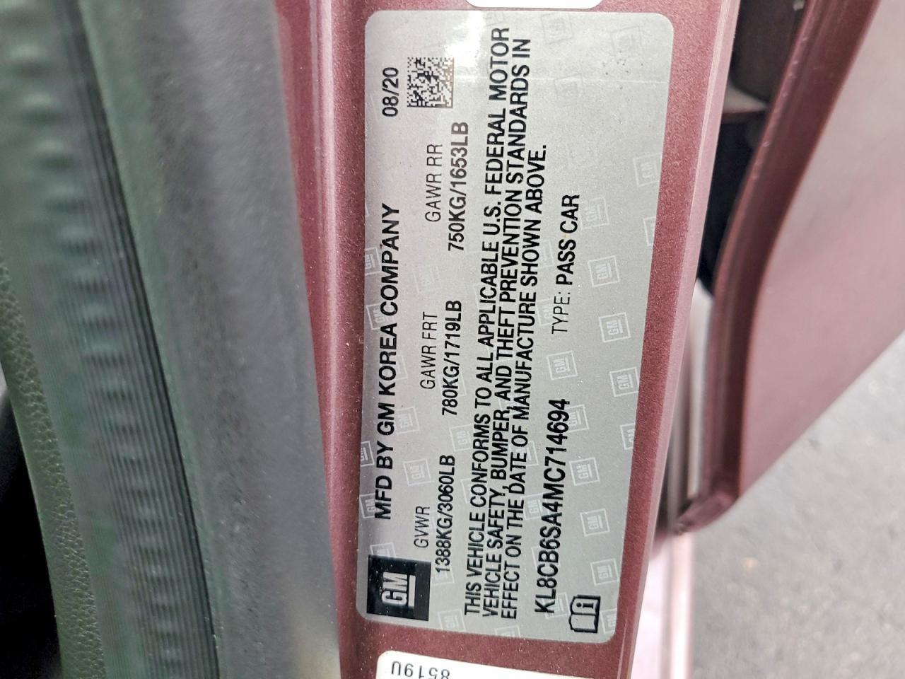 2021 Chevrolet Spark ls