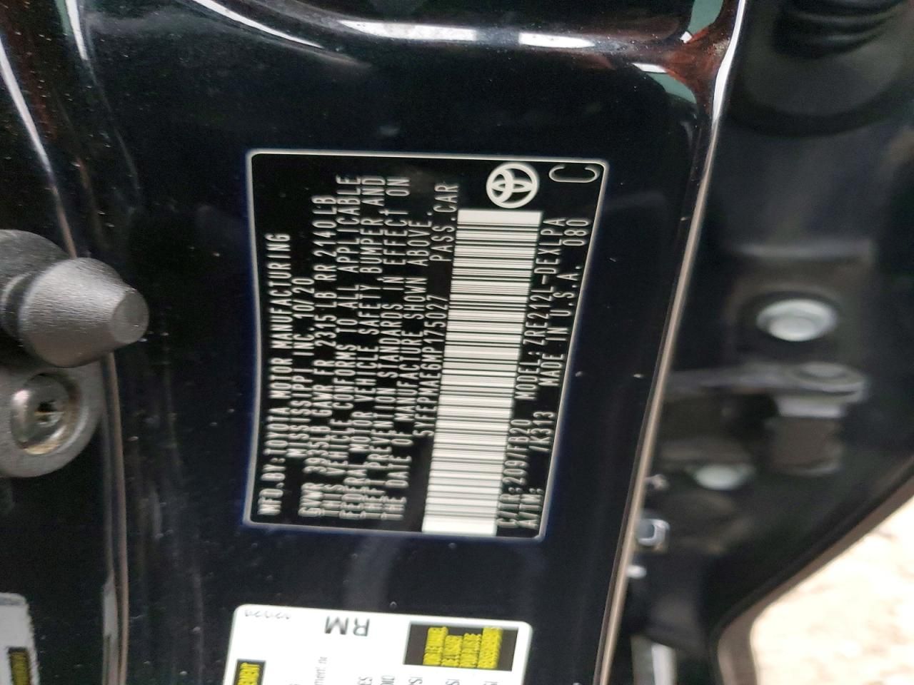 2021 Toyota Corolla le