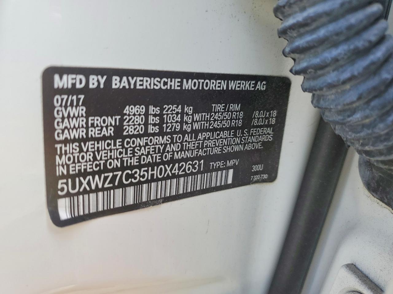 2017 BMW X3 Sdrive28i