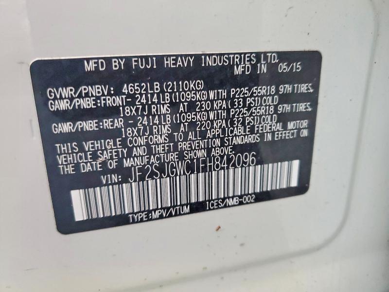 2015 Subaru Forester 2.0xt Touring