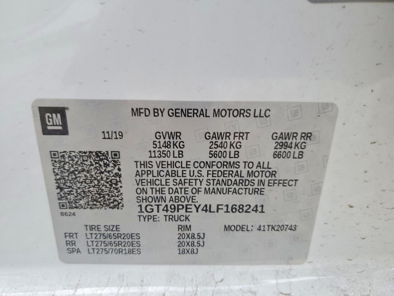 2020 GMC Sierra K2500 AT4