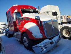 Salvage trucks for sale at Dyer, IN auction: 2019 Kenworth T680-Semi Truck