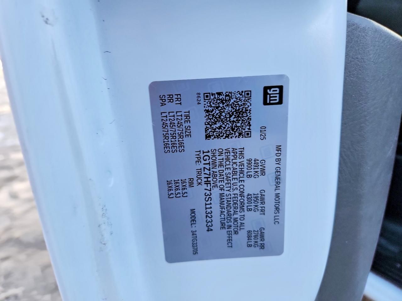 2025 GMC Savana G3500