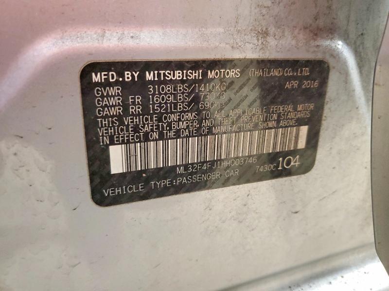 2017 Mitsubishi Mirage G4 se