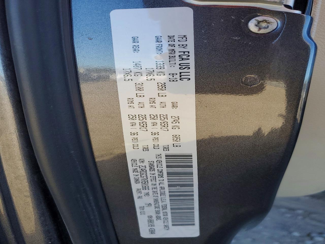 2019 Dodge Grand Caravan sxt