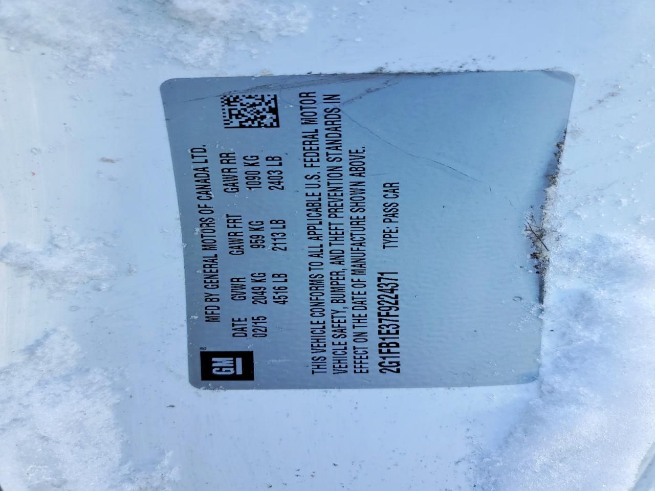 2015 Chevrolet Camaro ls