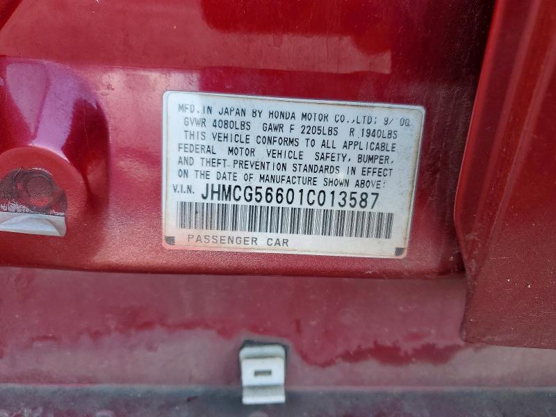 2001 Honda Accord ex