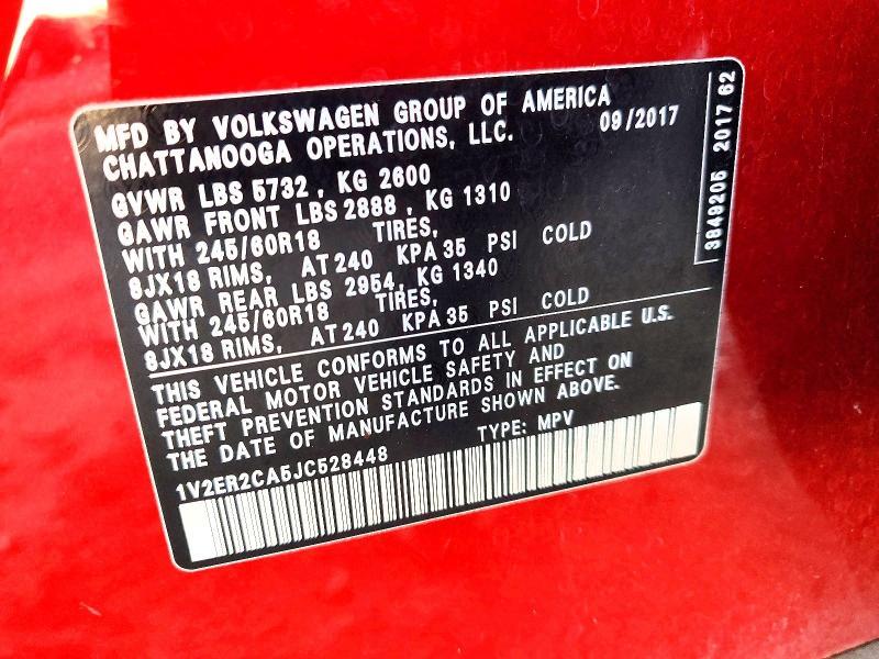 2018 Volkswagen Atlas sel