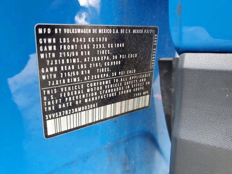 2022 Volkswagen Taos se