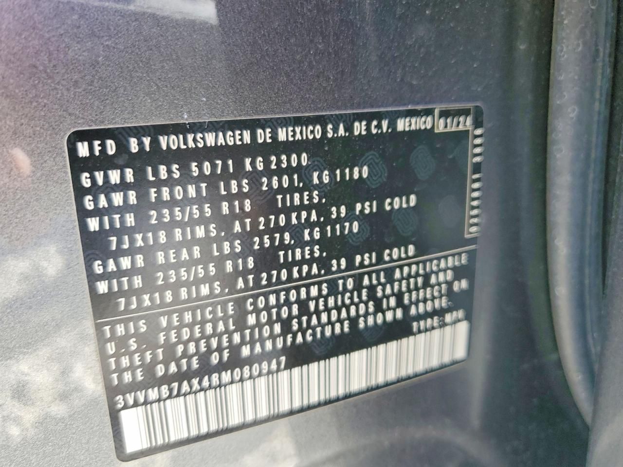 2024 Volkswagen Tiguan se