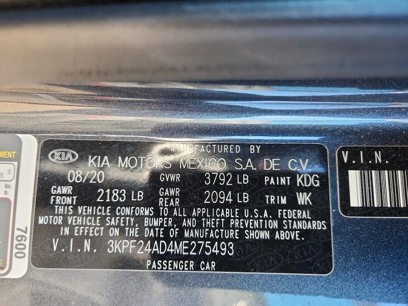 2021 KIA Forte fe