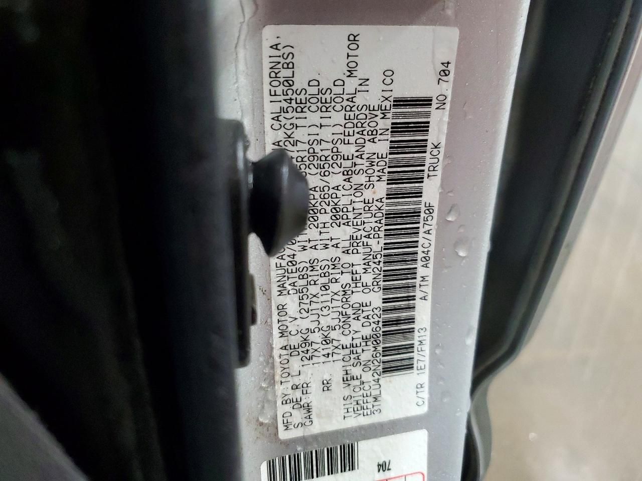 2006 Toyota Tacoma Double cab