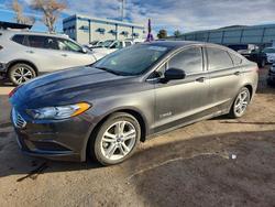 Ford salvage cars for sale: 2018 Ford Fusion se Hybrid