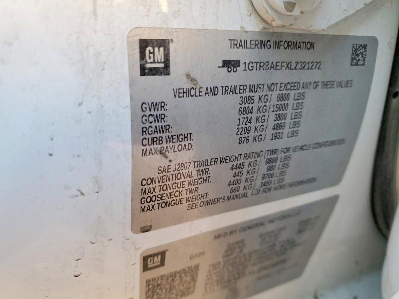 2020 GMC Sierra C1500