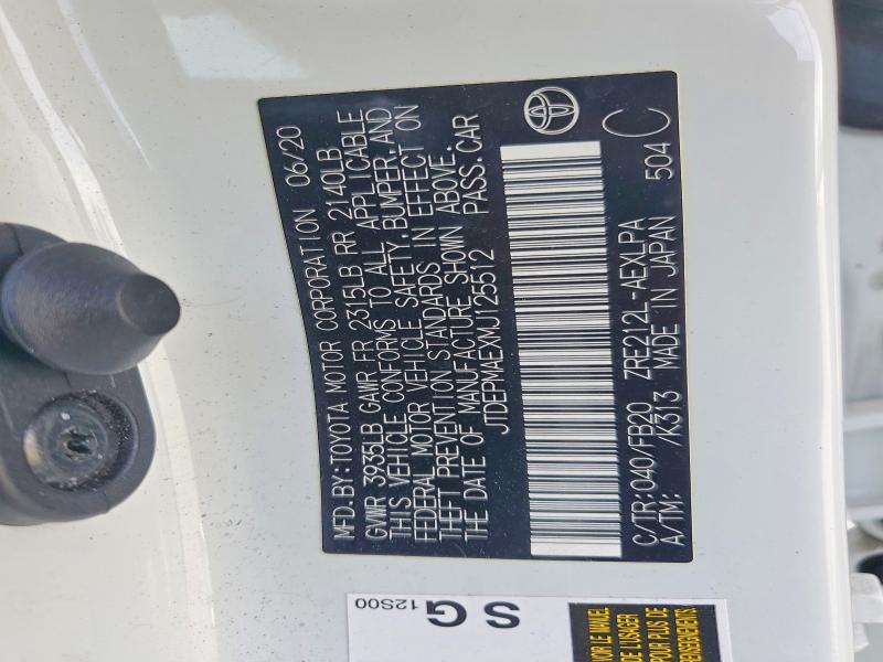 2021 Toyota Corolla le