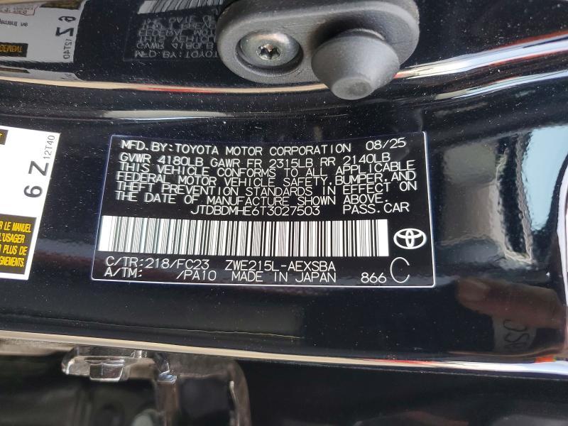 2026 Toyota Corolla Hybrid