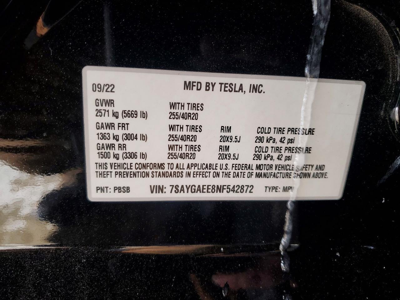 2022 Tesla Model y