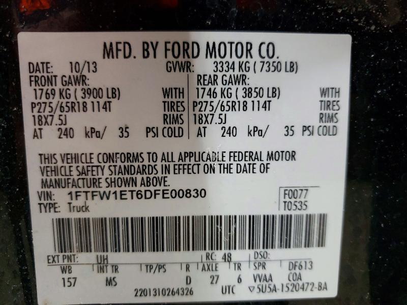 2013 Ford F150 Supercrew