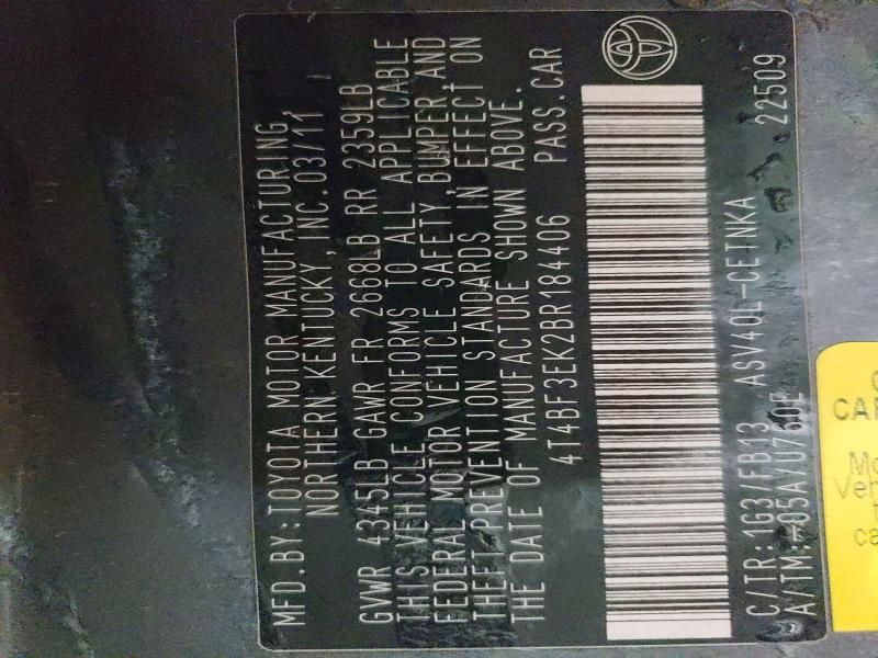 2011 Toyota Camry Base