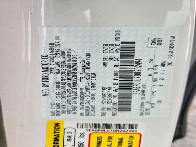 2013 Ford Fusion se Hybrid