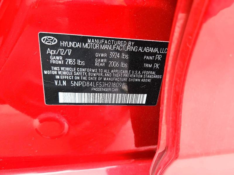 2018 Hyundai Elantra sel