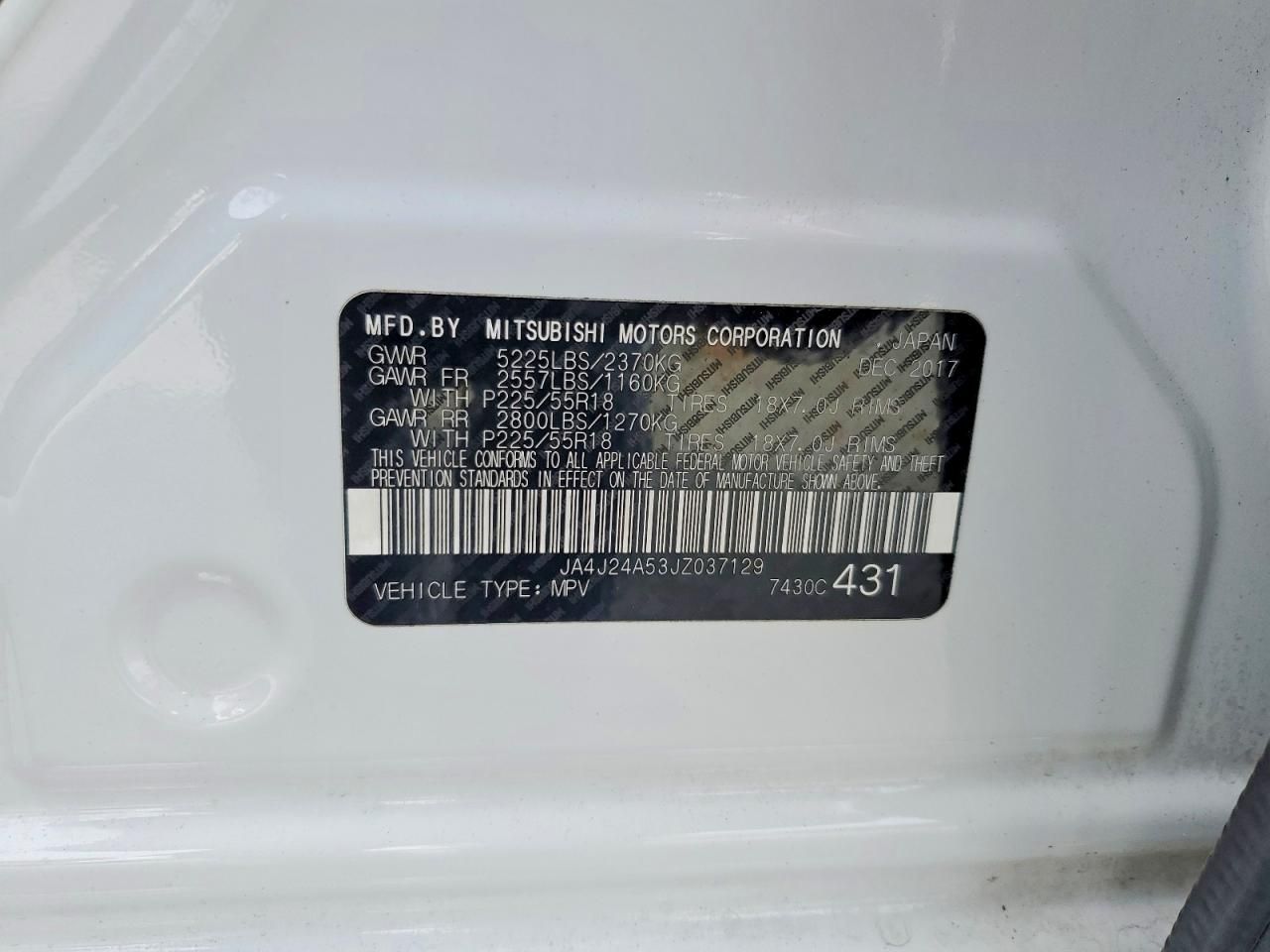 2018 Mitsubishi Outlander se